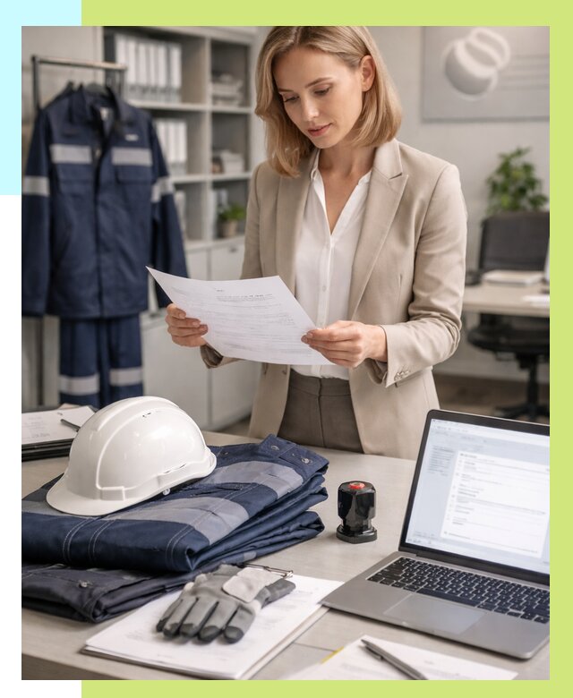 Сертификация спецодежды в Луховицах от 7242 р. | Алешин-Лхв