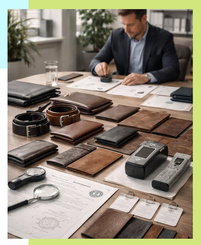 Сертификация кожаных изделий в Луховицах от 12414 р. | Алешин-Лхв