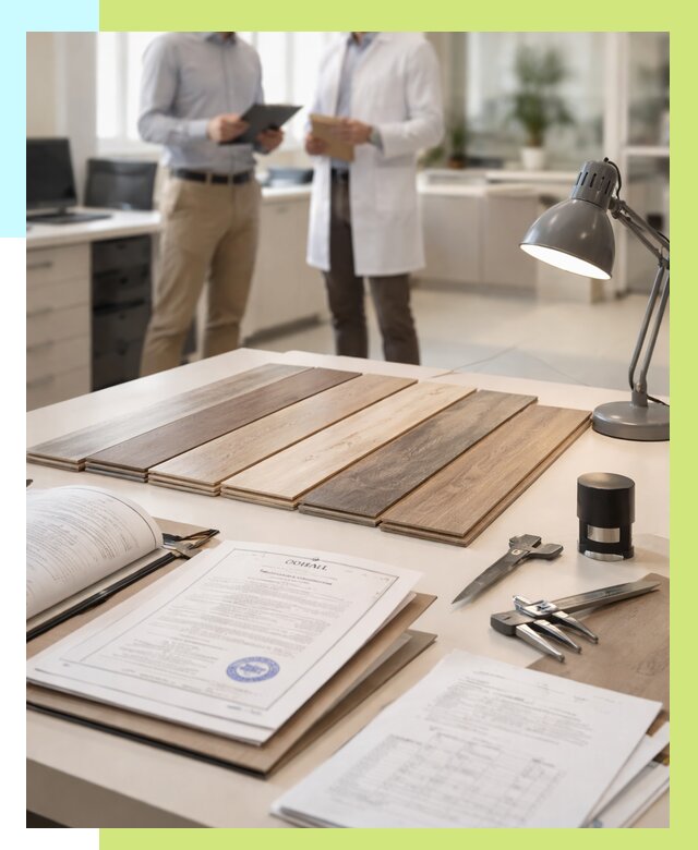 Сертификация ламината в Луховицах от 18621 р. под ключ | Алешин-Лхв