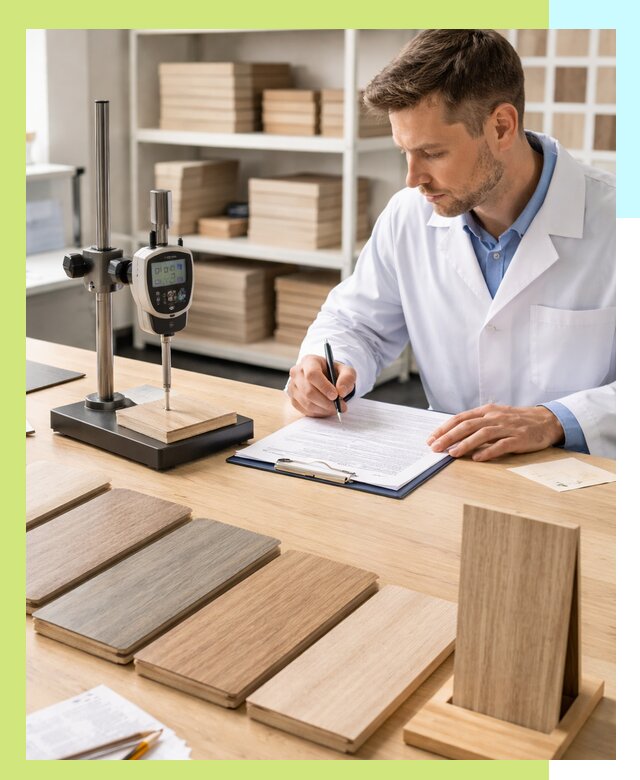 Сертификация ламината с испытаниями и оформлением документов в Луховицах