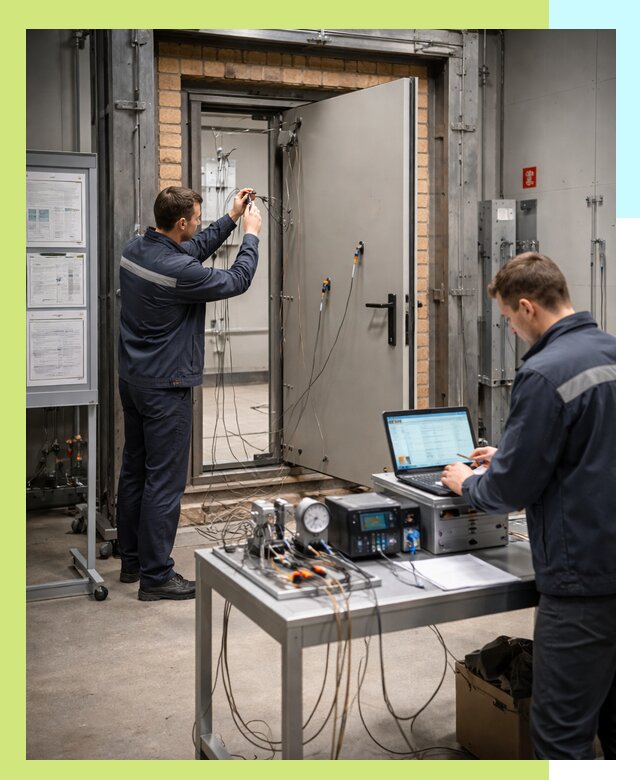 Сертификация противопожарных дверей в Луховицах по ГОСТ и ТР