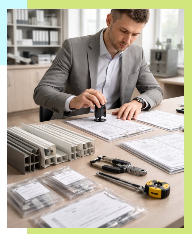 Сертификация ПВХ продукции в Луховицах от 8793 р., Алешин-Лхв