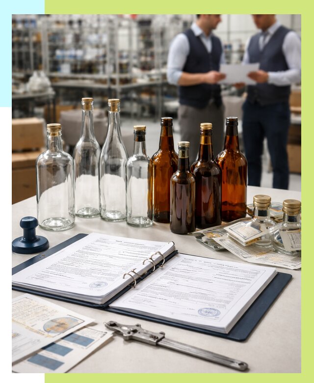 Сертификация стеклянных бутылок в Луховицах от 25863 р. | Алешин-Лхв