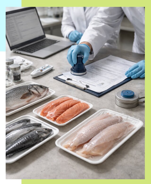 Сертификация рыбы и сертификат в Луховицах от 15518 р. | Алешин-Лхв