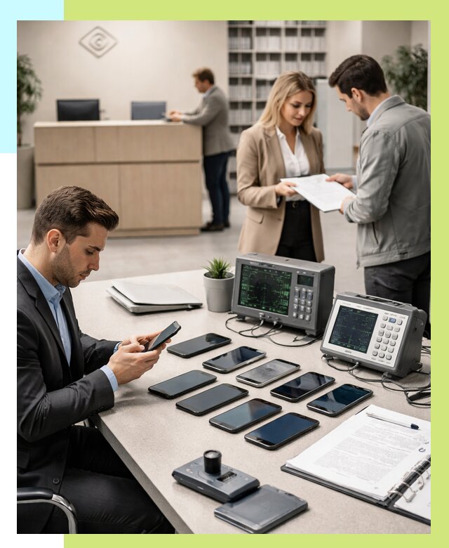 Сертификация телефонов в Луховицах от 25863 р. под ключ | Алешин-Лхв