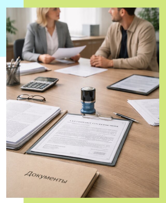 Сертификат соответствия на продукцию в Луховицах от 15518 р.|Алешин-Лхв