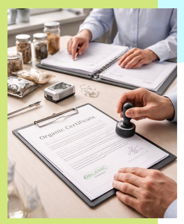 Получение органик сертификата для продукции в Луховицах