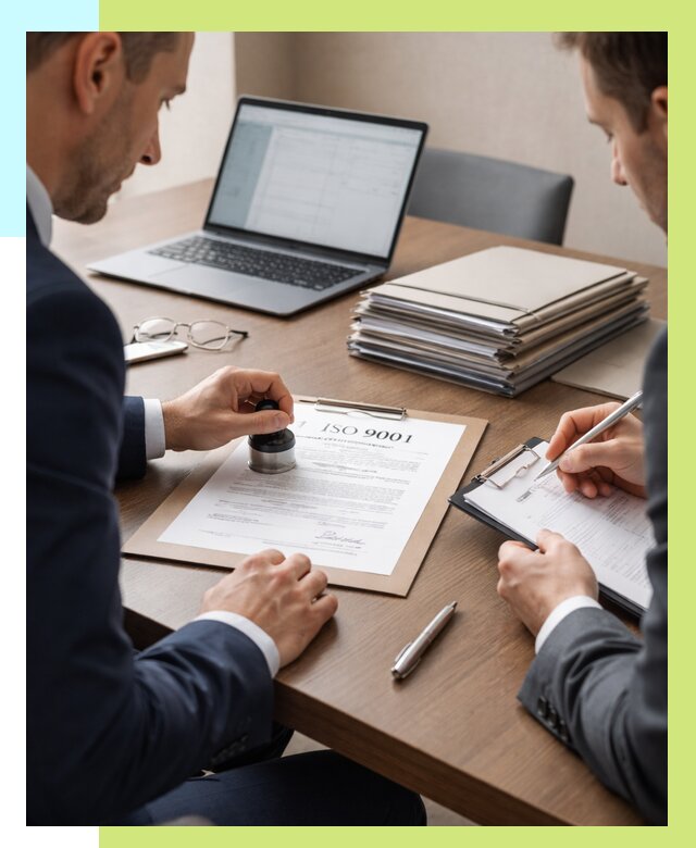 Сертификат ISO 9001 в Луховицах купить от 82760 р. | Алешин-Лхв