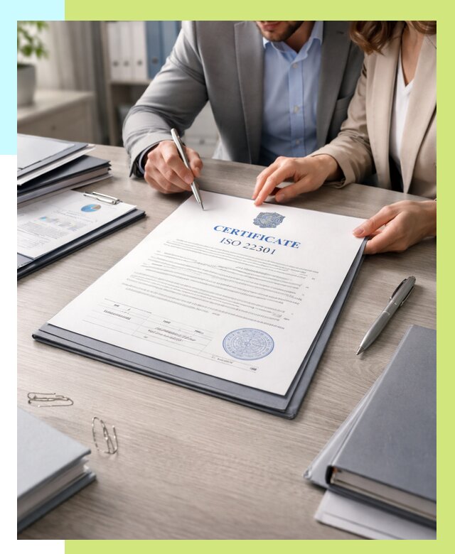 Сертификат ISO 22301 в Луховицах от 46553 р. | Алешин-Лхв срочно