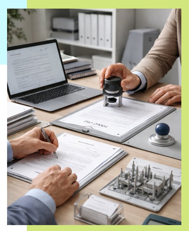 Сертификат ISO 29001 в Луховицах под ключ от 77588 р. | Алешин-Лхв