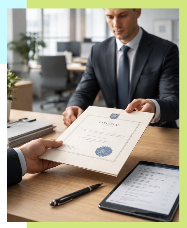 Сертификат ISO 30301 в Луховицах от 36208 р. | Алешин-Лхв - под ключ