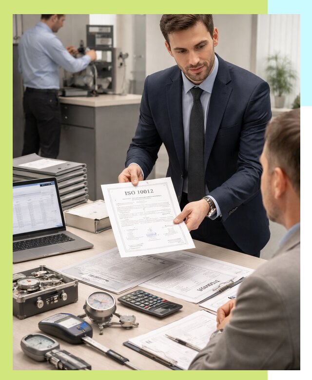 Выдача сертификата ISO 10012 по требованиям метрологии в Луховицах
